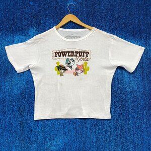 The Powerpuff Girls Wild West Cowgirls Cartoon Crop Top 2X